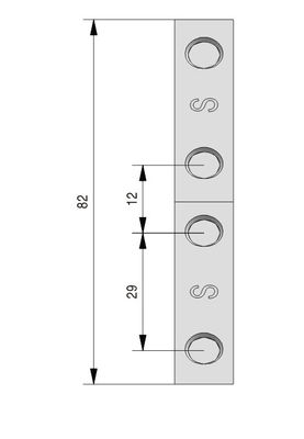 Brass Material Zinc Alloy Hinges Furniture Sliding Lock Industrial